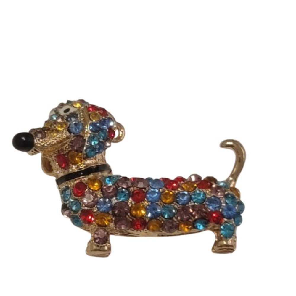 Daschund Pendant Multicolor Dog Pendant - Picture 4 of 5